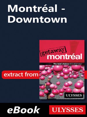 cover image of Montréal--Downtown